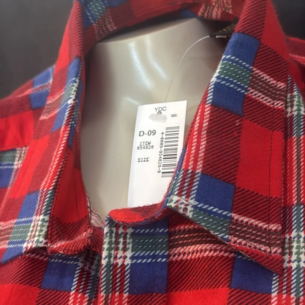 Vintage Chandler NWT Flannel Plaid Shirt XL